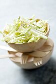 Cabbage salad with apple