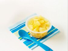 Poached pineapple