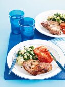 Lemon, Herb and Garlic Pork Steaks