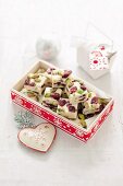Cranberry and pistachio sweets