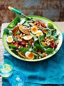 Grilled pumpkin and chickpea salad