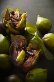 Stewed figs with cinnamon and star anise