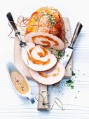 Stuffed turkey breast