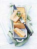 Salmon trout terrine with dill