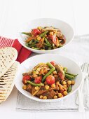 Lamb curry with chickpeas