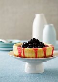 Cheese cake with cherries