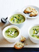 Brokkolisuppe mit Stilton