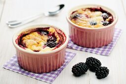 Blackberry clafoutis