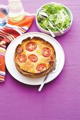 Cheese and tomato tart