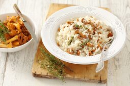 Risotto mit Pfifferlingen & Thymian