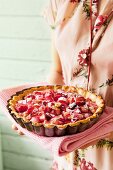 Rhubarb tart