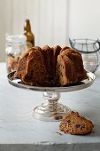 Bundt cake with dried fruits