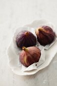 Fresh figs on a plate