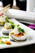 Boquerones en vinagre (sardines in vinegar with vegetables and avocado)