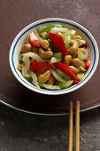 Celery with cashew nuts