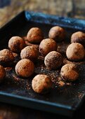 Chocolate Truffles Rolled in Cocoa Powder