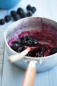 Blackberry and elderberry jam