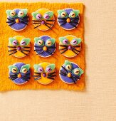 Cranky cat cookies