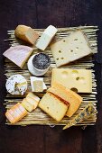 Various types of cheese from Germany
