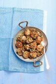 Meatballs with olive sauce