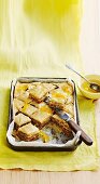 Baklava with lemon and honey syrup