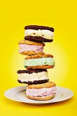 Stacked Ice Cream Sandwiches