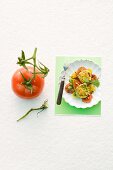 Goes well together: asparagus and tomatoes