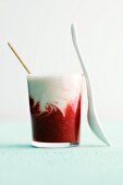 A banana and cherry smoothie