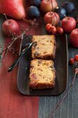 Teacake with dried fruits