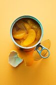 A tin of mandarins