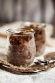 Sicilian granita al caffe in glasses