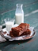 Brownies und Milch