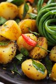 Fried Bombay potatoes