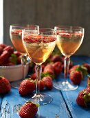 Strawberry prosecco