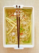 Asiatische Nudelsuppe