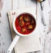 Meatballs in tomato sauce (low carb)