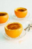 Gratinierte Orangen-Joghurt-Creme