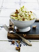 Risotto with pears and walnuts