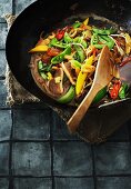 Stir-fried vegetables