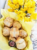 Bread rolls for an Easter brunch
