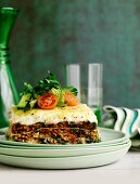 Lasagne with beef and vegetables