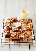 Strawberry and almond slices