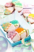 Colourful Easter biscuits