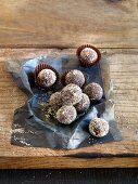 Rum truffles