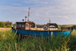 A fishing boat near Gross Zicker on the Mönchgut peninsula, Rügen