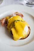 Eggs Benedict with Hollandaise sauce