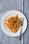 Strozzapreti with a tofu bolognese