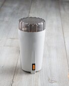 An electric coffee grinder