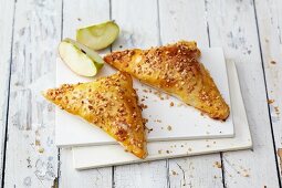 Puff pastry apple turnovers