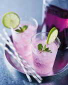 Blaubeer-Gin Tonic